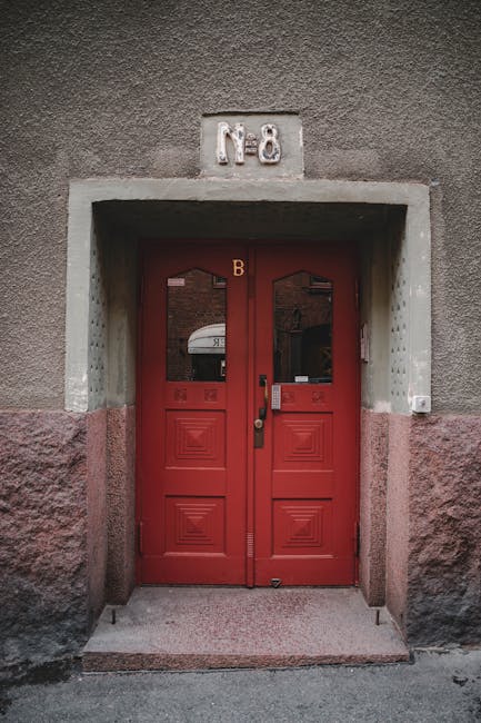 Double door entrance 8